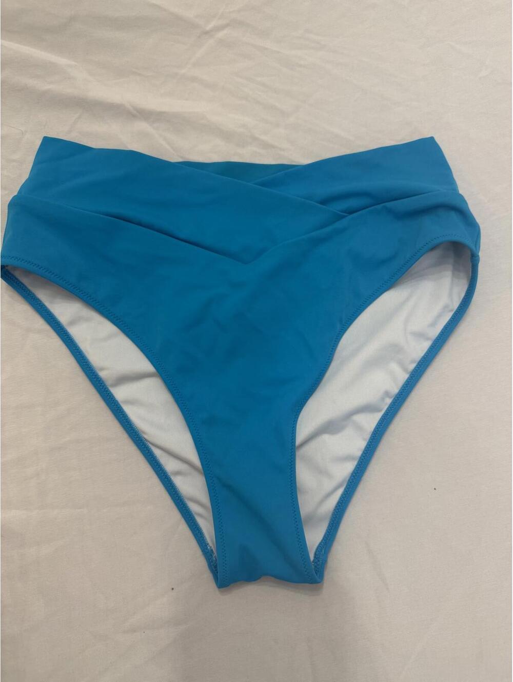 PINK High-Waisted Bikini Bottom - Large